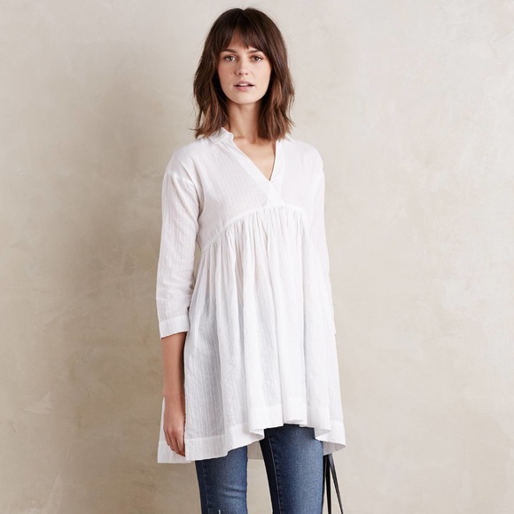 Anthropologie Tops - Anthropologie HD in Paris White Cotton Top